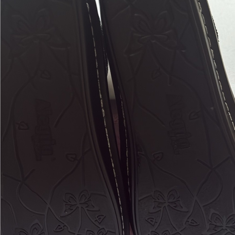 Alegria Ankle Boots - Black and Multicolor Floral - Picture 4 of 5